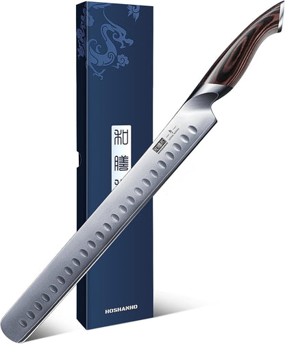 Carving Knife 12 Inch, Razor Sharp Japanese Brisket Slicing Knife1