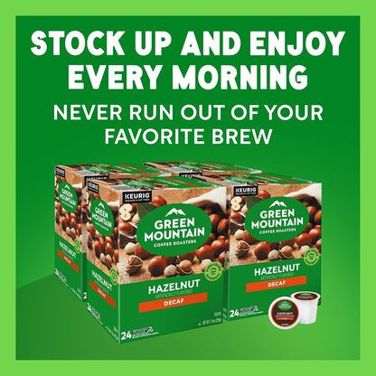 Hazelnut Decaf, Single-Serve Keurig K-Cup Pods, Flavored Light Roast Coffee Pods, 96 Count13