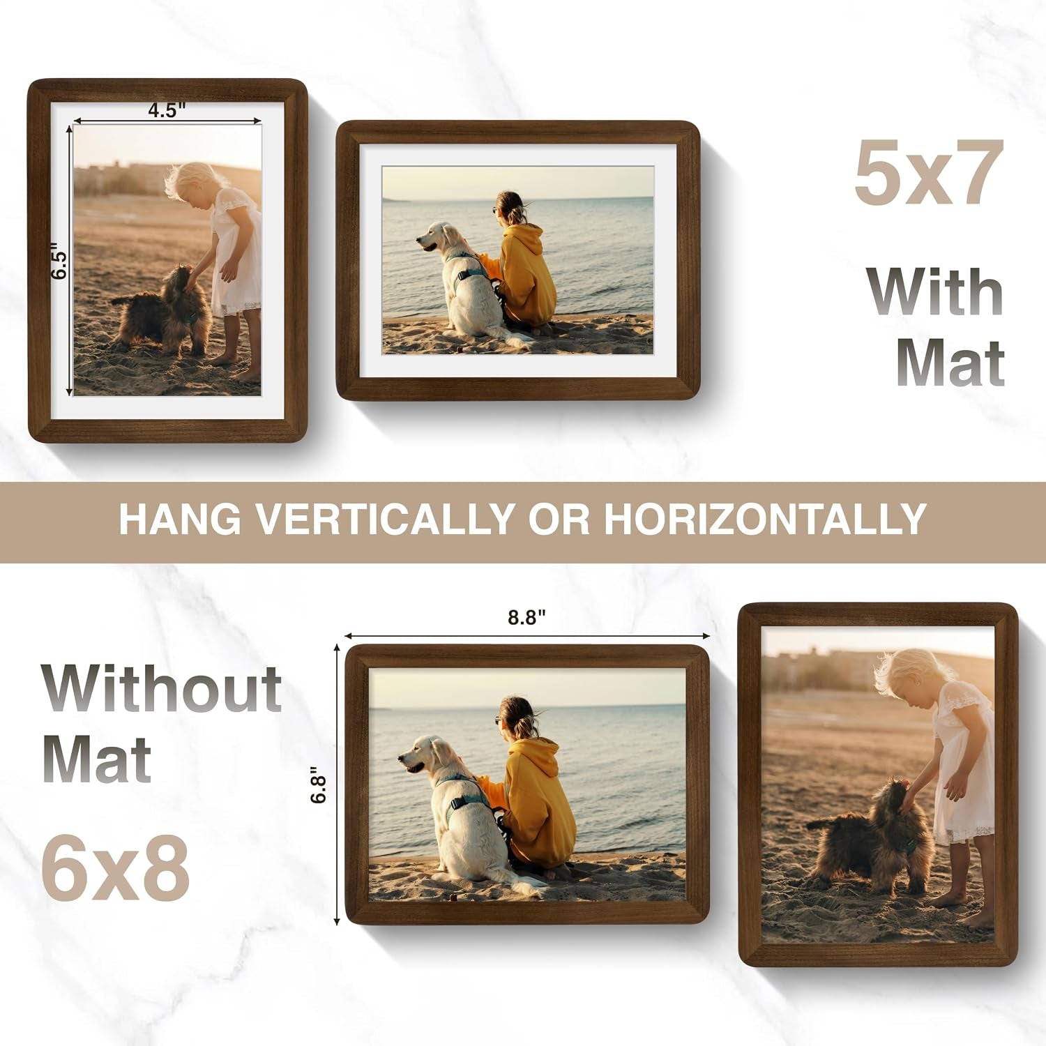 6x8-picture-frame-solid-walnut-wood-with-mortise-and-tenon-joinery-handcrafted-photo-frame-with-mat-for-5x7-high-definition-tempered-glass-wall-or-tabletop-display