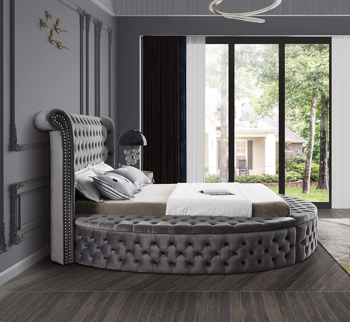 meridian-furniture-luxus-collection-modern-contemporary-round-shaped-velvet-upholstered-bed-with-deep-button-tufting-and-footboard-storage-king-grey