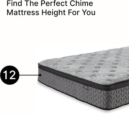 Signature Design by Ashley Full Size Augusta2 Hybrid Mattress, 12 Inch Euro Pillow Top with Lumbar Support Gel Memory Foam, Fiberglass-Free, Bed in a Box8