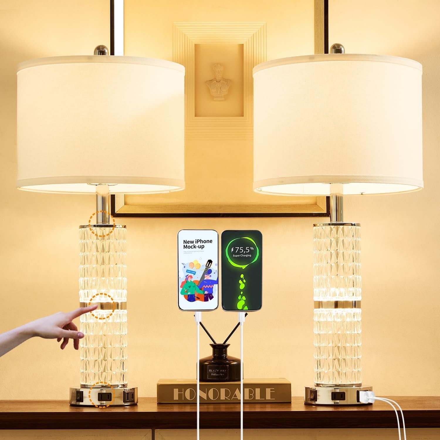crystal-table-lamps-bedside-for-living-room-bedroom-with-usb-ports-3-way-dimmable-touch-control-night-light-for-nightstand-bedside-lamp-ac-outlets-white-fabric-shade-27in-morden-lamp