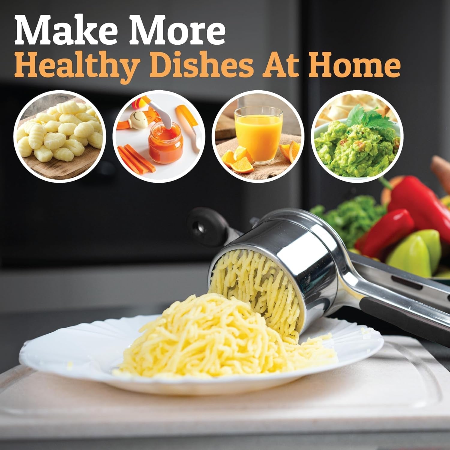 prioritychef-large-15oz-potato-ricer-heavy-duty-stainless-steel-potato-masher-and-ricer-kitchen-tool-press-and-mash-kitchen-gadget-for-perfect-mashed-potatoes-everytime