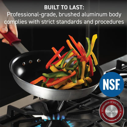 Professional VX3 Brushed Nonstick Fry Pan with Stainless Steel Handle 8.5Inch, Oven Broiler Safe 400F, Cookware, Pots and Pans, Skillet, Restaurant & Business Grade, Certified NSF and CBA, Black2