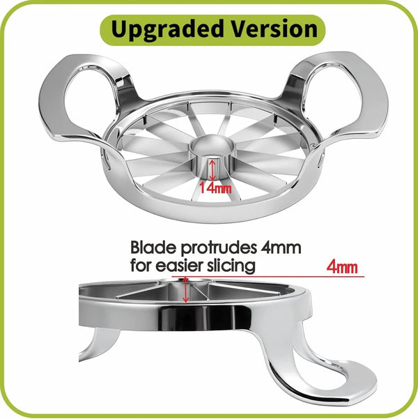 Heavy Duty Apple Cutter Corer, Large 12-Blade Stainless Steel Fruit Slicer3