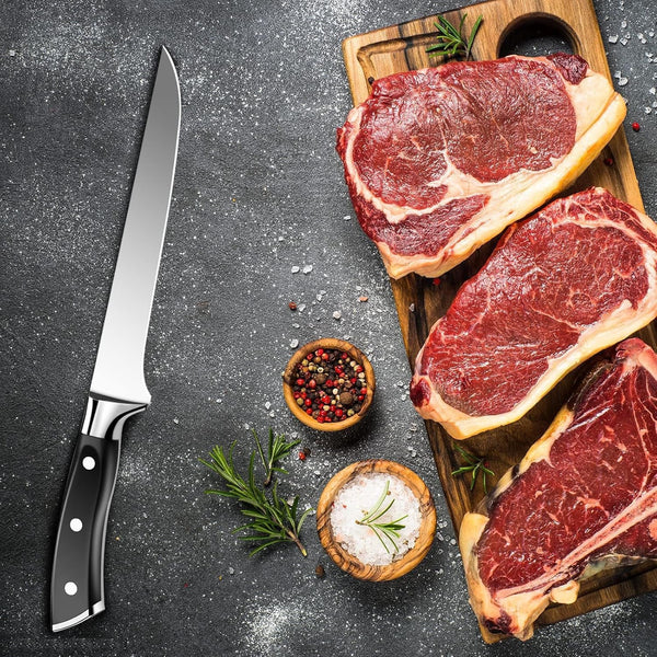 Pro Boning Knife 5.5 Inch, German High Carbon Steel Fillet Knife7