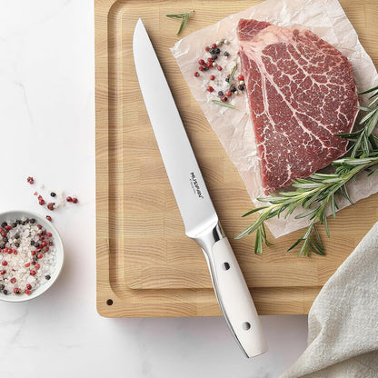 5-Piece Chef Knife Set, Professional Ultra Sharp Kitchen Knives for Cooking High Carbon Stainless Steel, with Ergonomic Handle Design (Five)7