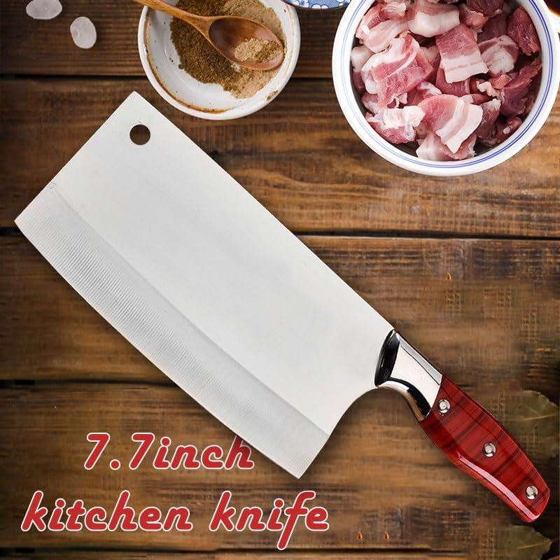 meat-cleaver-cleaver-knife-7-7-inch-sharp-blade-kitchen-knife-meat-chopping-slicing-vegetables-cutter-high-carbon-steel-chef-knife-fish-knife-cleaver