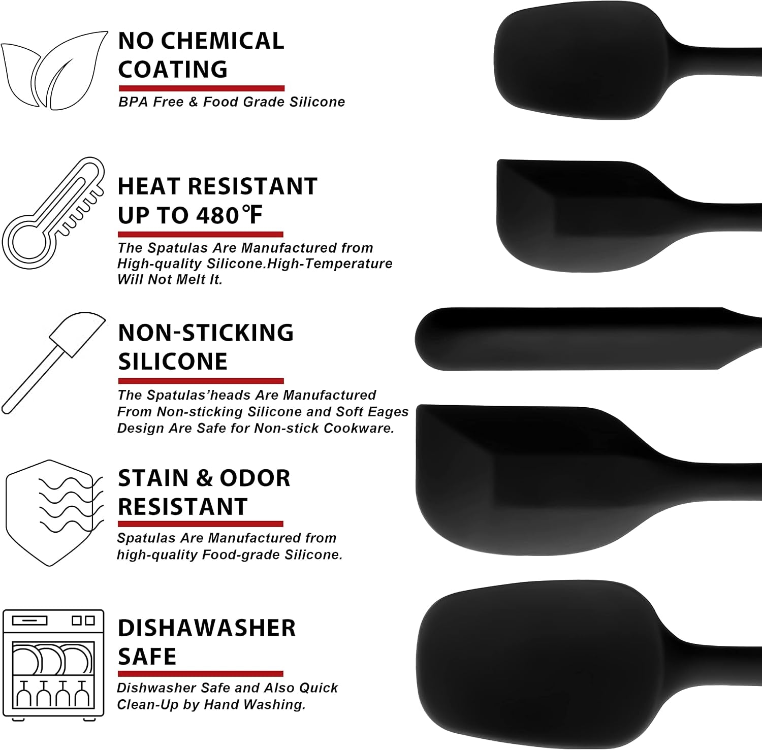 silicone-spatula-set-of-5-seamless-one-pieces-design-non-stick-rubber-spatulas-kitchen-scraper-flexible-for-easy-baking-cooking-scraping-mixing-heat-resistant-dishwasher-safe