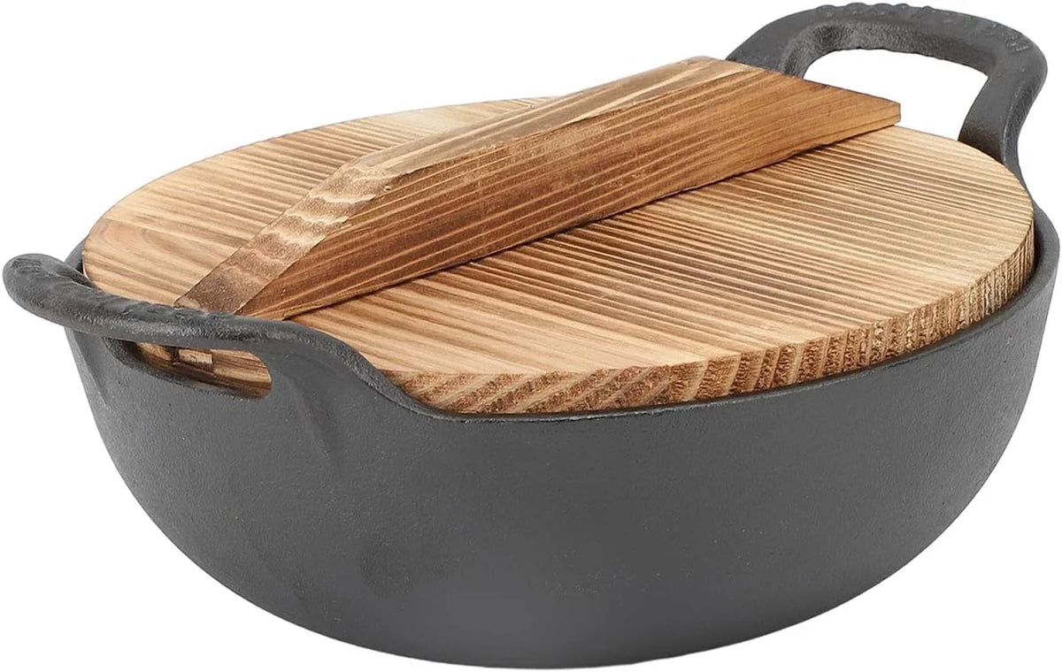 cast-iron-wok-pan-14-inch-pre-seasoned-flat-bottom-stir-fry-skillet-with-wooden-lid-and-handle-oven-safe-for-asian-cooking-stir-fry-soup-and-stew-25cm