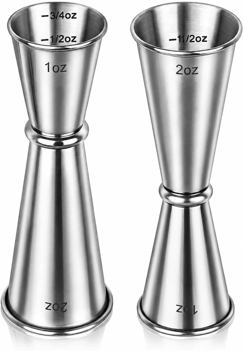 2-pack-jigger-for-bartending-2-oz-1-oz-double-shot-measure-cocktail-cup-silver-stainless-steel-bar-measuring-jiggers-bartending-supplies-with-measurements-inside