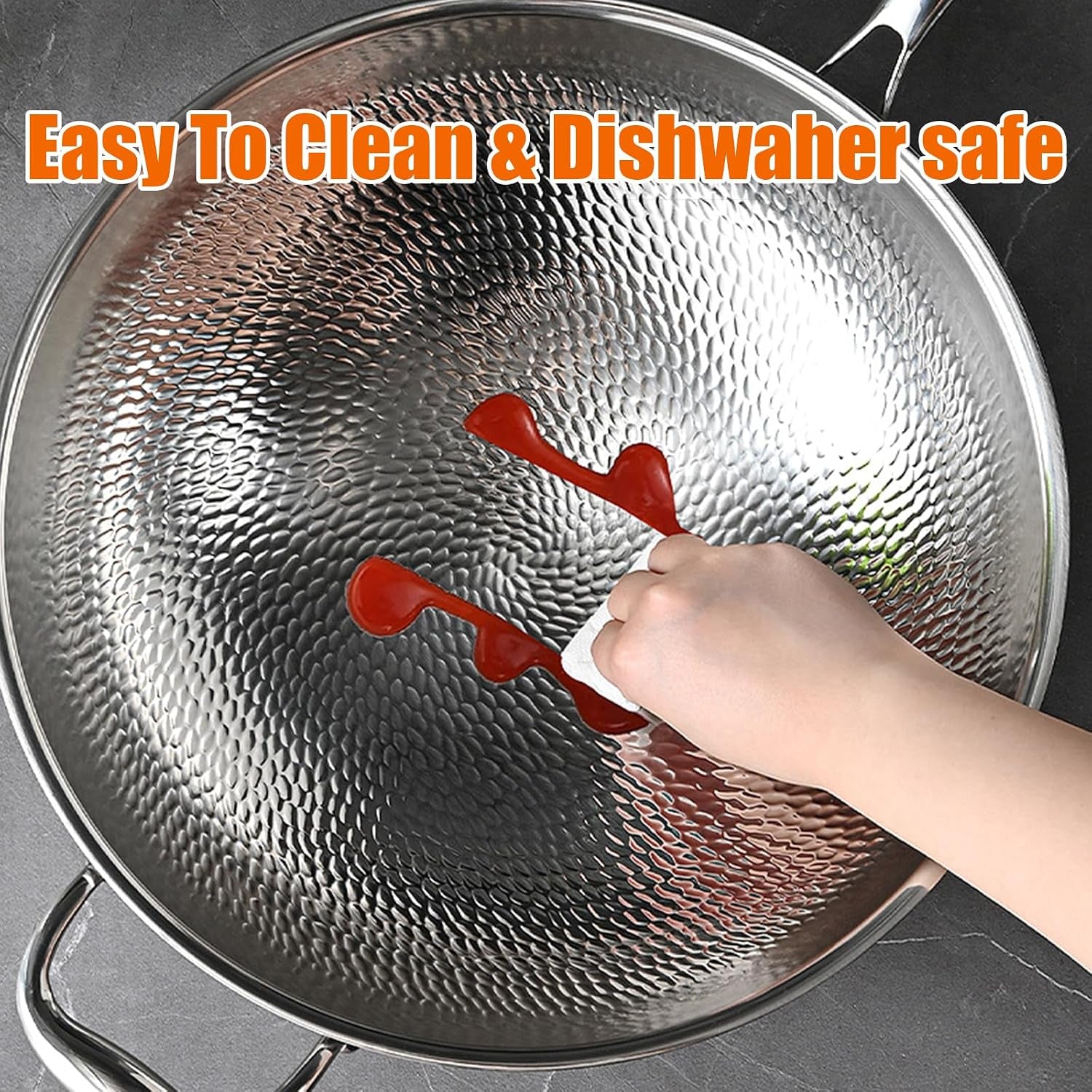 titanium-hammered-wok-2026-upgrade-double-side-hammered-frying-pans-nonstick-non-stick-wok-durable-scratch-resistant-non-stick-titanium-pans-for-cooking-with-lid-14in