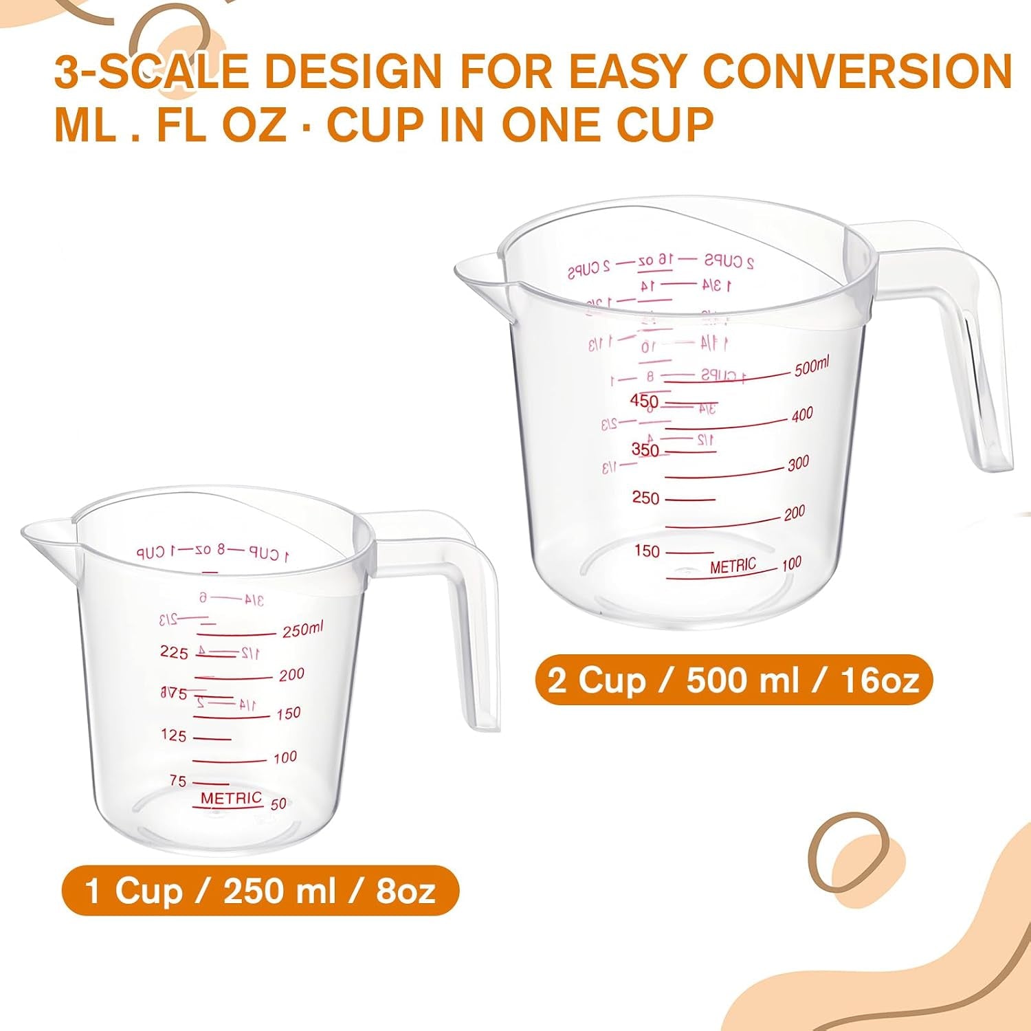 2-pack-measuring-cups-set-plastic-liquid-measuring-cups-250ml-1-cup-8-oz-500ml-2-cup-16-oz-clear-kitchen-tools-for-baking-cooking-mixing-measure