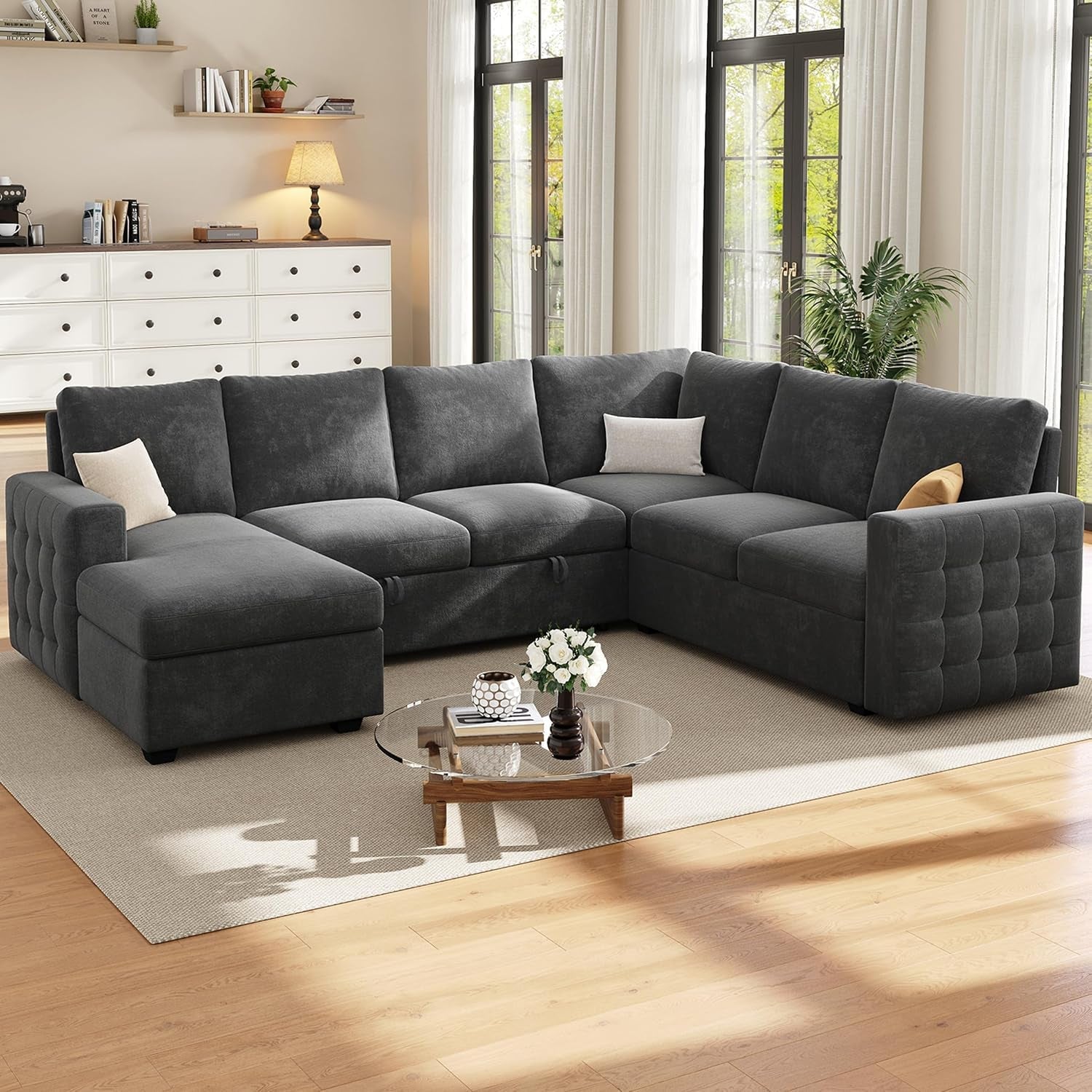 104-sectional-sleeper-sofa-bed-7-seat-pull-out-couch-with-storage-gray