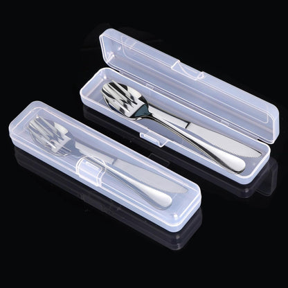 Travel Utensils with Case, Stainless Steel Reusable Portable Utensils Set with Case,  Travel Silverware Set3