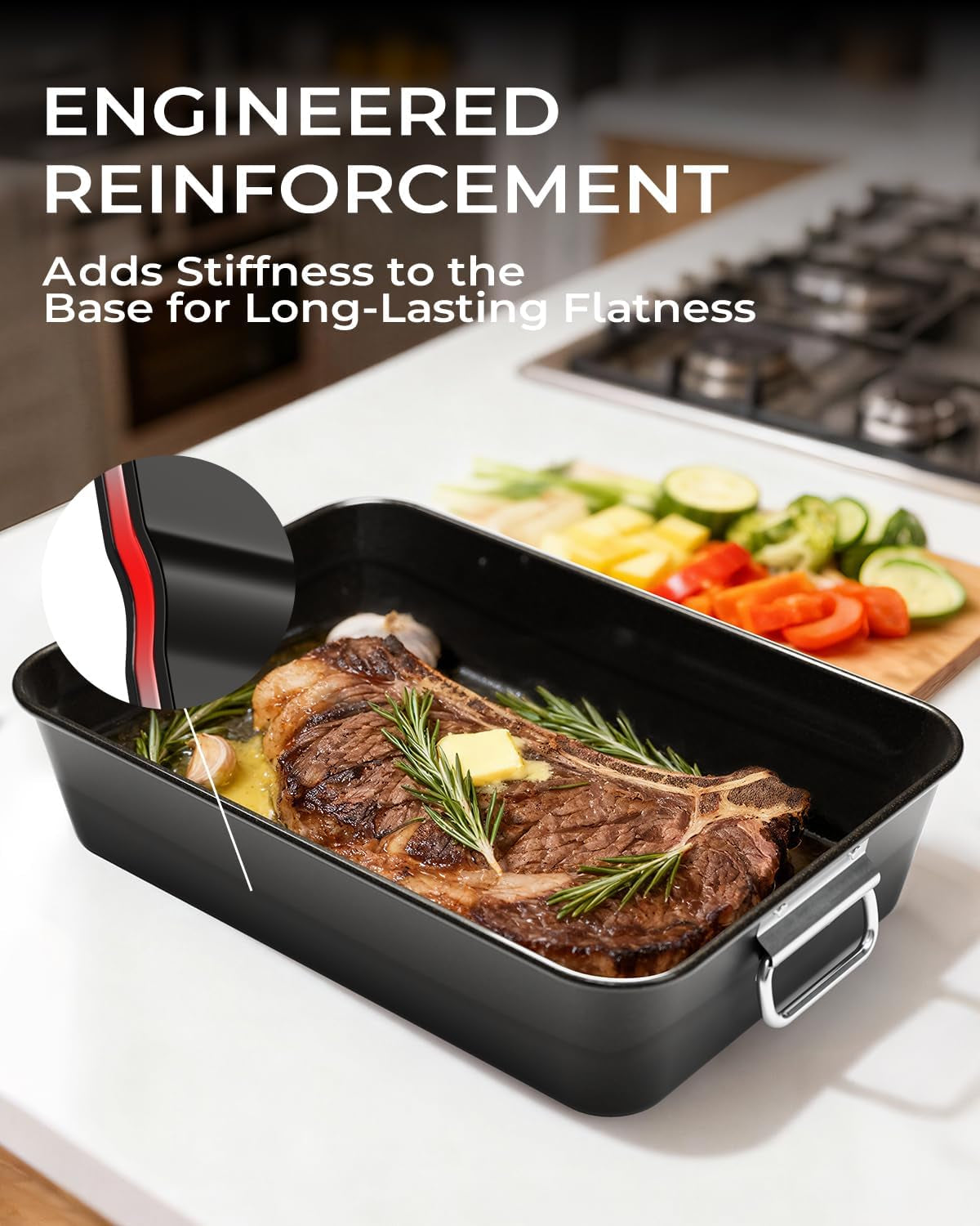 nonstick-turkey-roasting-pan-with-2-racks-up-to-12-lb-turkey-heavy-duty-carbon-steel-16-11-pfas-pfoa-free-dishwasher-safe-built-to-last-for-turkey-roasts-baking