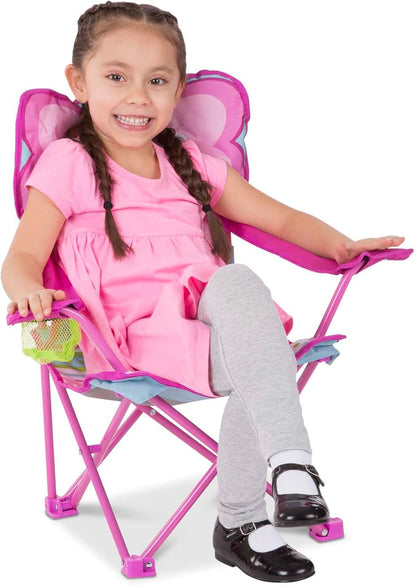 Melissa & Doug Sunny Patch Cutie Pie Butterfly Folding Lawn and Camping Chair9