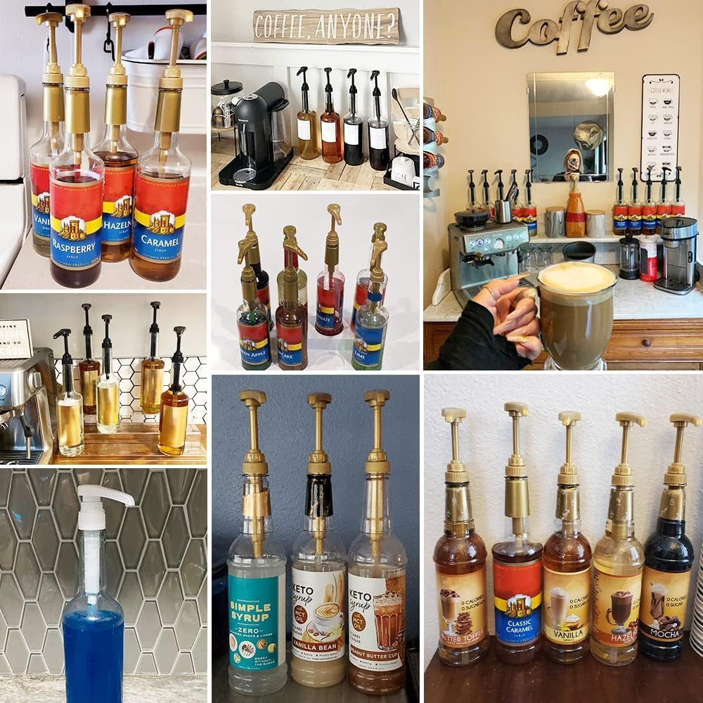 10-pcs-gold-coffee-syrup-pump-compatible-with-25-4oz-750ml-bottles