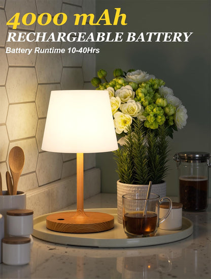 Shower Lamp IP54 Waterproof, Cordless Rechargeable Table Lamp, Outdoor Use3