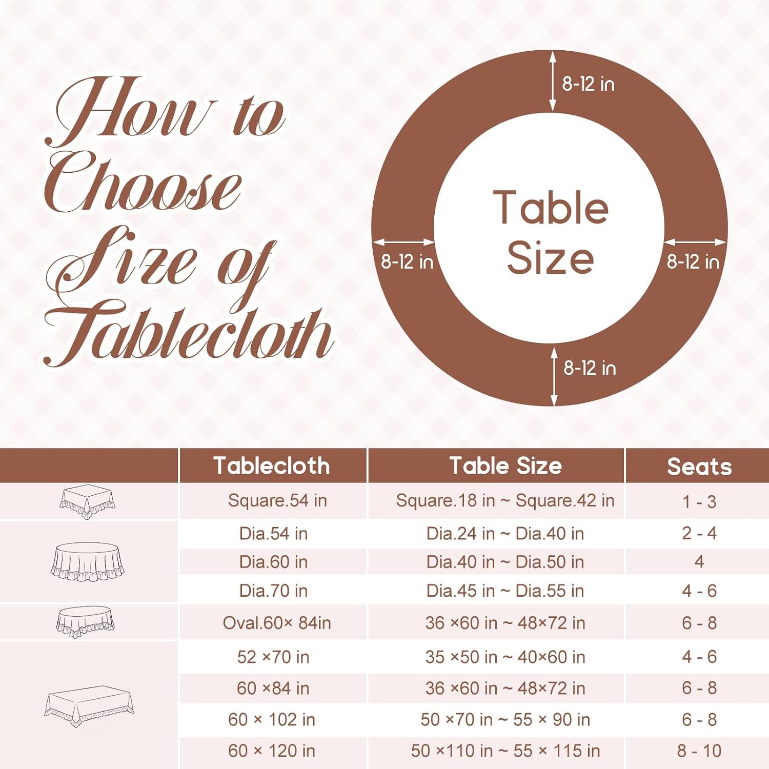 brown-ruffled-gingham-tablecloth-70-x-70-inches-round