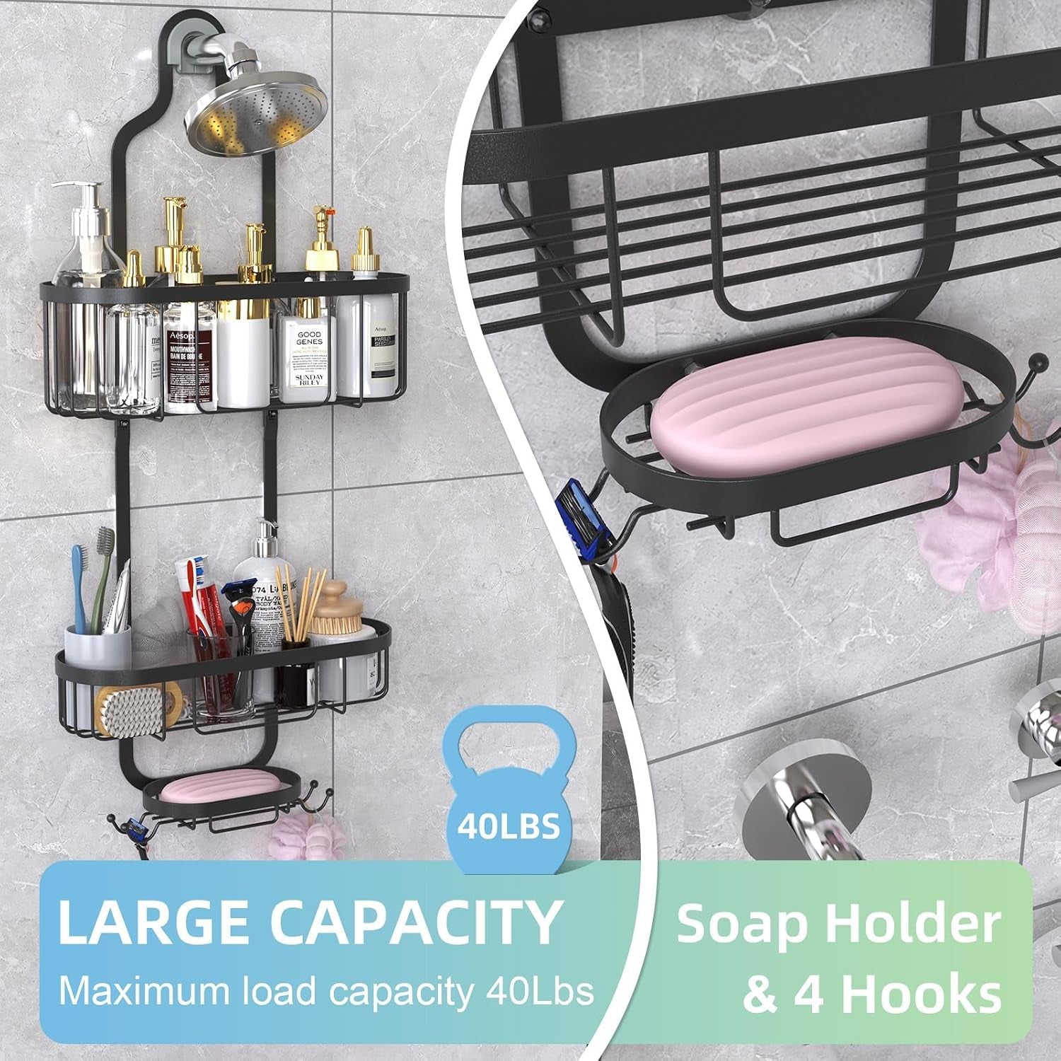 shower-caddy-hanging-bathroom-shower-rack-bathroom-organizer-with-soap-dish-over-the-showerhead-caddy-with-hooks-for-razor-sponge-black