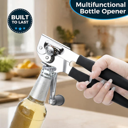 Heavy-Duty Commercial Manual Crank Can Openers,Rubber-Coated Long Handles | Easy to Use, Ergonomic,Works Great on #10 Cans,For Restaurants,Home Kitchens,Seniors & Arthritis8