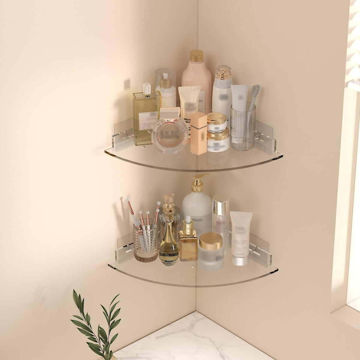 acrylic-corner-shower-caddy-shelf-2-pack-space-saving-storage-rack