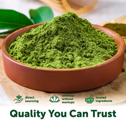 Organic Matcha Green Tea Powder, First Harvest, Culinary Grade from Japan, 100% Pure & Unflavored, Great for Tea, Latte, & Smoothies, Non-Gmo, No Sugar, Eco-Friendly Packaging, 1 Lb6