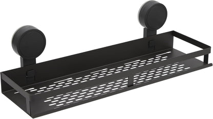 Suction Cup Shelf for Mirror,15.4 Inch No Drill Carbon Steel Rack1