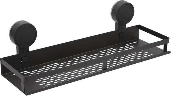 Suction Cup Shelf for Mirror,15.4 Inch No Drill Carbon Steel Rack1