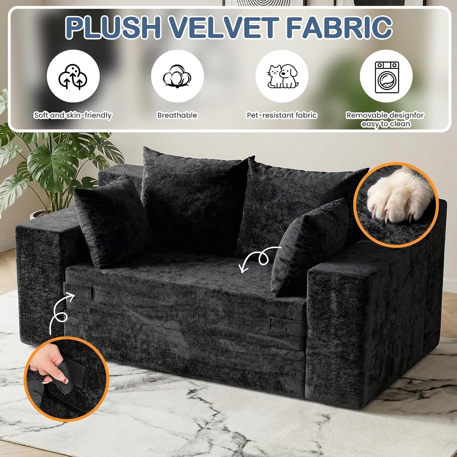 boneless-couch-small-3-in-1-boneless-loveseat-sleeper-sofa-bed-convertible-sofa-bed-with-4-pillows-black-boneless-couch-for-living-room-guest-room-small-space