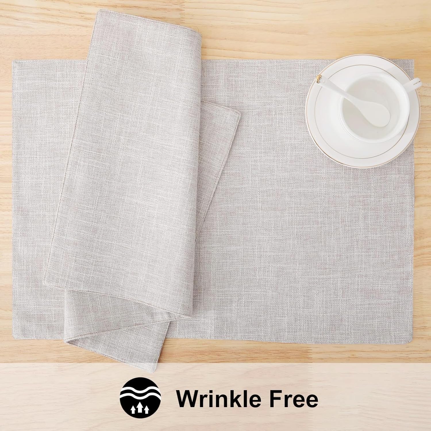 faux-cotton-linen-placemats-set-of-6-cloth-washable-farmhouse-dining-table-mats-for-indoors-outdoors-easy-to-clean-neutral-beige-13-x-19-inch