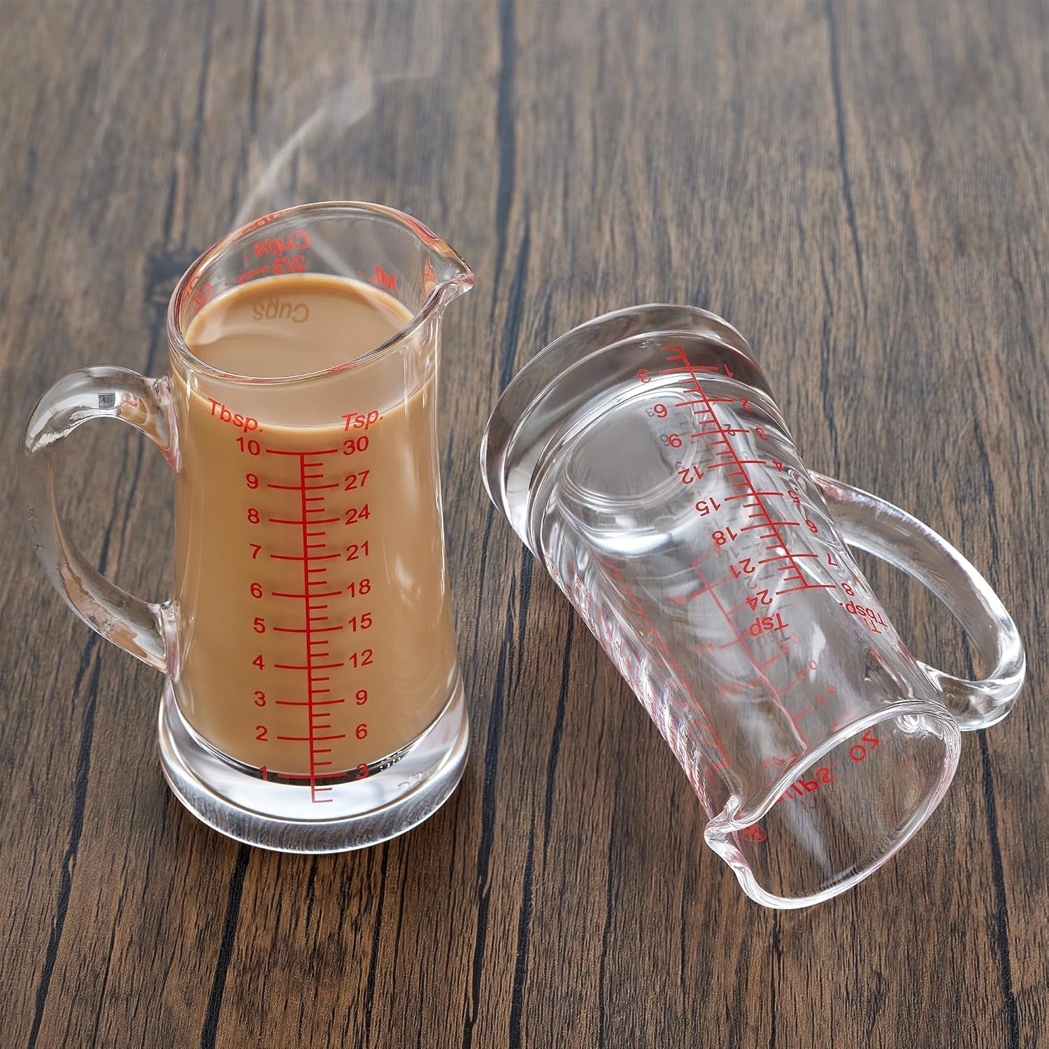 ackers-glass-measuring-cup-5-oz-150ml-shot-glass-measuring-cup-with-v-spout-insulated-handle