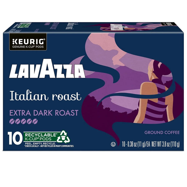 Lavazza Italian Roast, Keurig Single Serve K-Cup Pods, 60Ct (6 Packs of 10)10