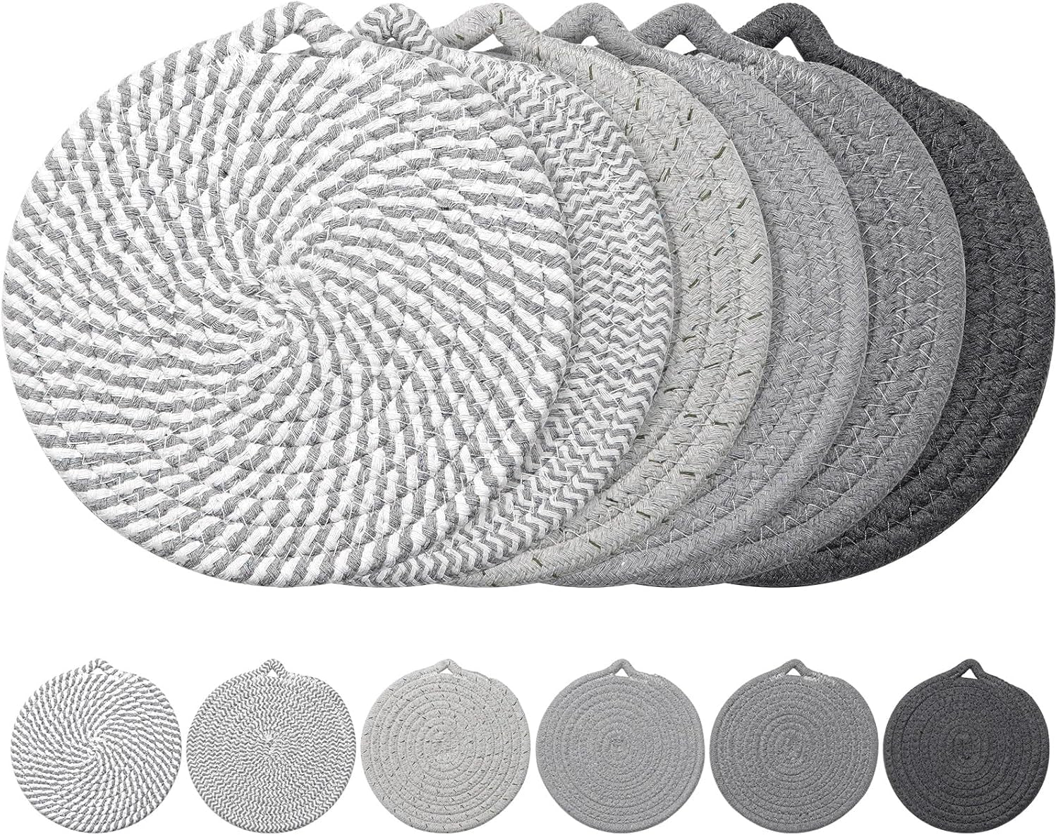 7-trivets-for-hot-dishes-6-pack-trivets-for-hot-pots-and-pans-cotton-hot-pads-for-kitchen-counter-and-countertops-trivets-for-quartz-countertops-resist-heat-scratches-stains-gray
