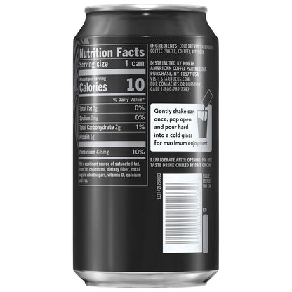 Starbucks - RTD Coffee Nitro Cold Brew, Black Unsweetened, 9.6 Fl Oz Cans (8 Pack), Iced Coffee, Cold Brew Coffee, Coffee Drink4