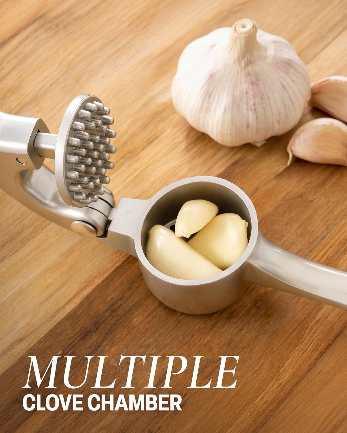 premium-garlic-press-set-rust-proof-professional-garlic-mincer-tool-easy-squeeze-easy-clean-with-soft-ergonomic-handle-silicone-garlic-peeler-brush-silver