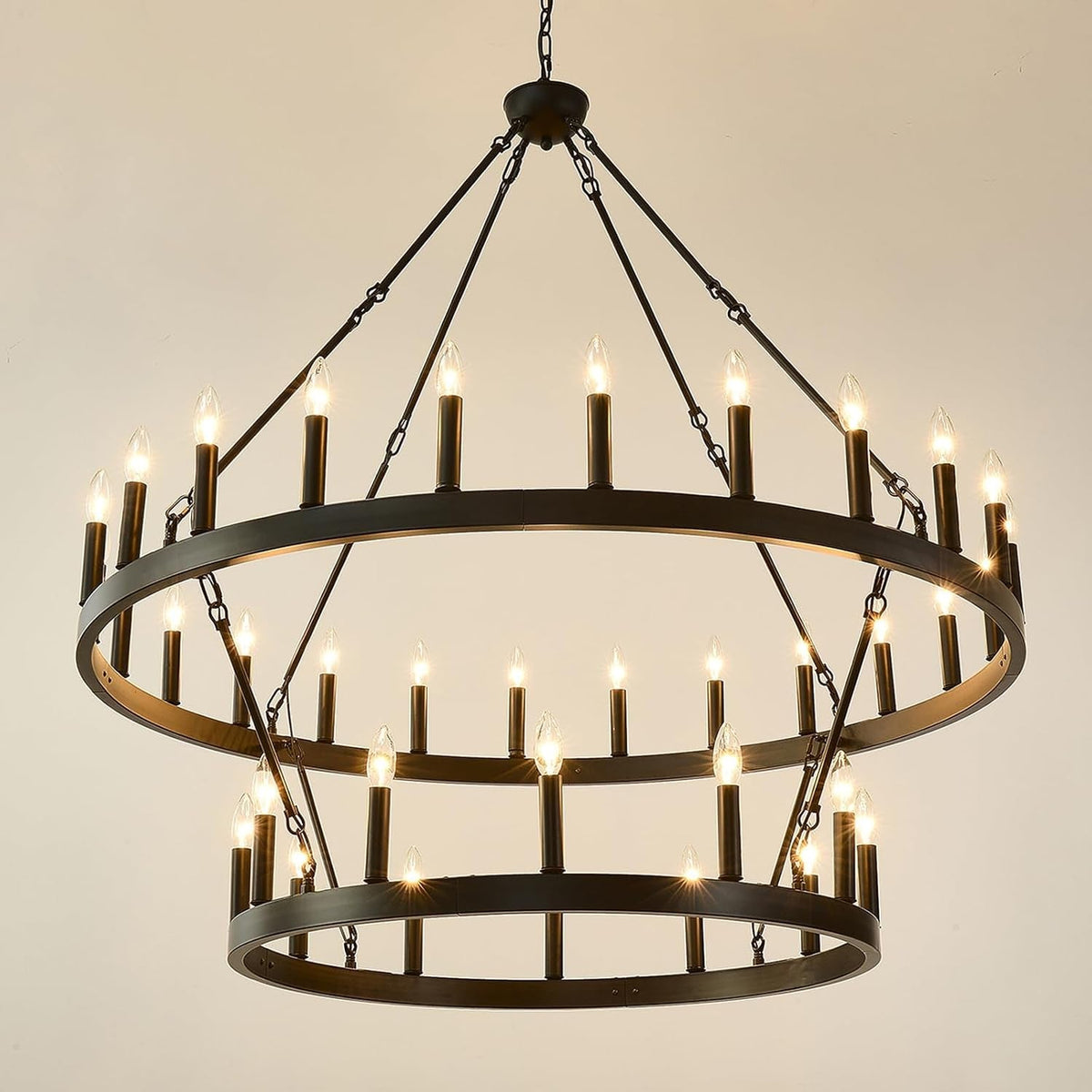 48-wagon-wheel-chandelier-36-light-large-black-chandelier-high-ceiling