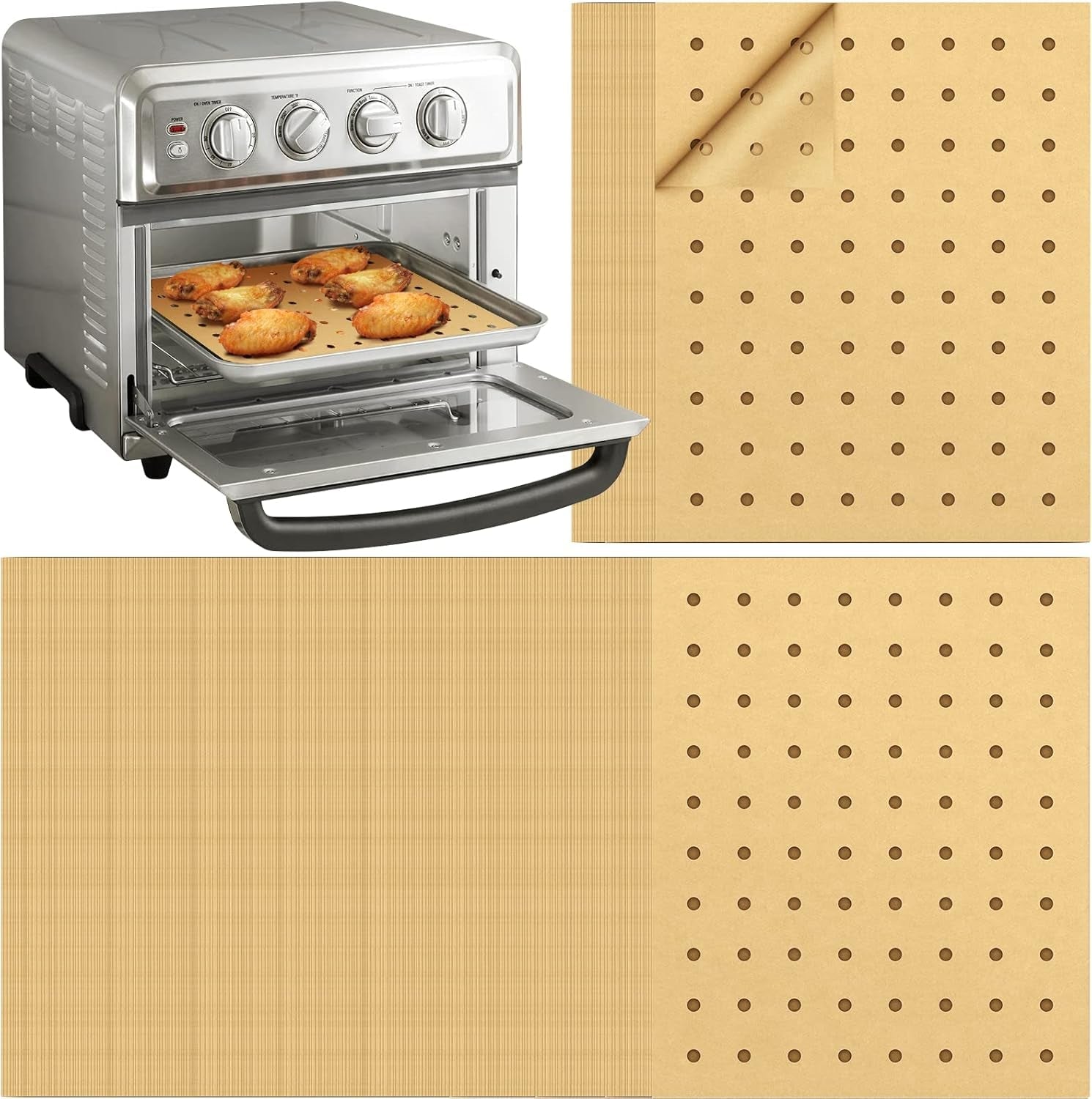 air-fryer-disposable-parchment-paper-liners-150pcs-airfryer-liners-9x11-inch-perforated-rectangular-paper-sheets-basket-liner-accessories-for-toaster-oven-xl-air-fryer