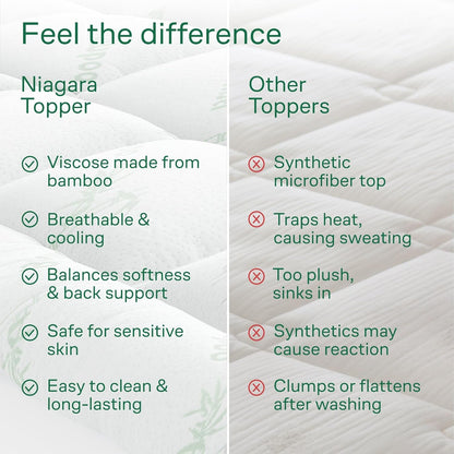 Ultra Soft & Cooling Mattress Topper - Queen Size | Rayon Derived from Bamboo, Pillow Top Mattress Pad, 20" Deep Pocket, Back Pain Relief, Perfect for Hot Sleepers, Green7