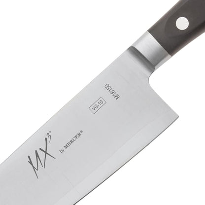 MX3 Premium San Mai VG-10 Steel Core Blade Santoku Knife, 185Mm 7 Inch,Black6