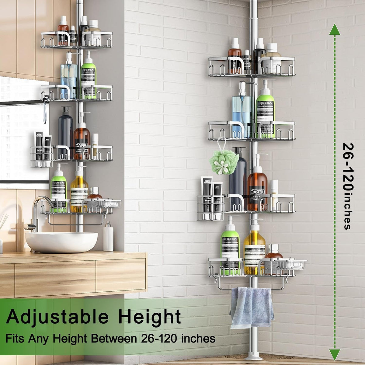 corner-shower-caddy-tension-pole-4-tier-adjustable-stainless-steel-shower-shelf-for-inside-shower-bathtub-shampoo-standing-bathroom-organizer-shelves-with-26-to-120-inch-height
