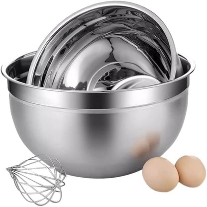 Stainless Steel Mixing Bowl for Baking Cooking and Food Storage Metal Kitchen Aid Mixing Bowls 5 Quart2
