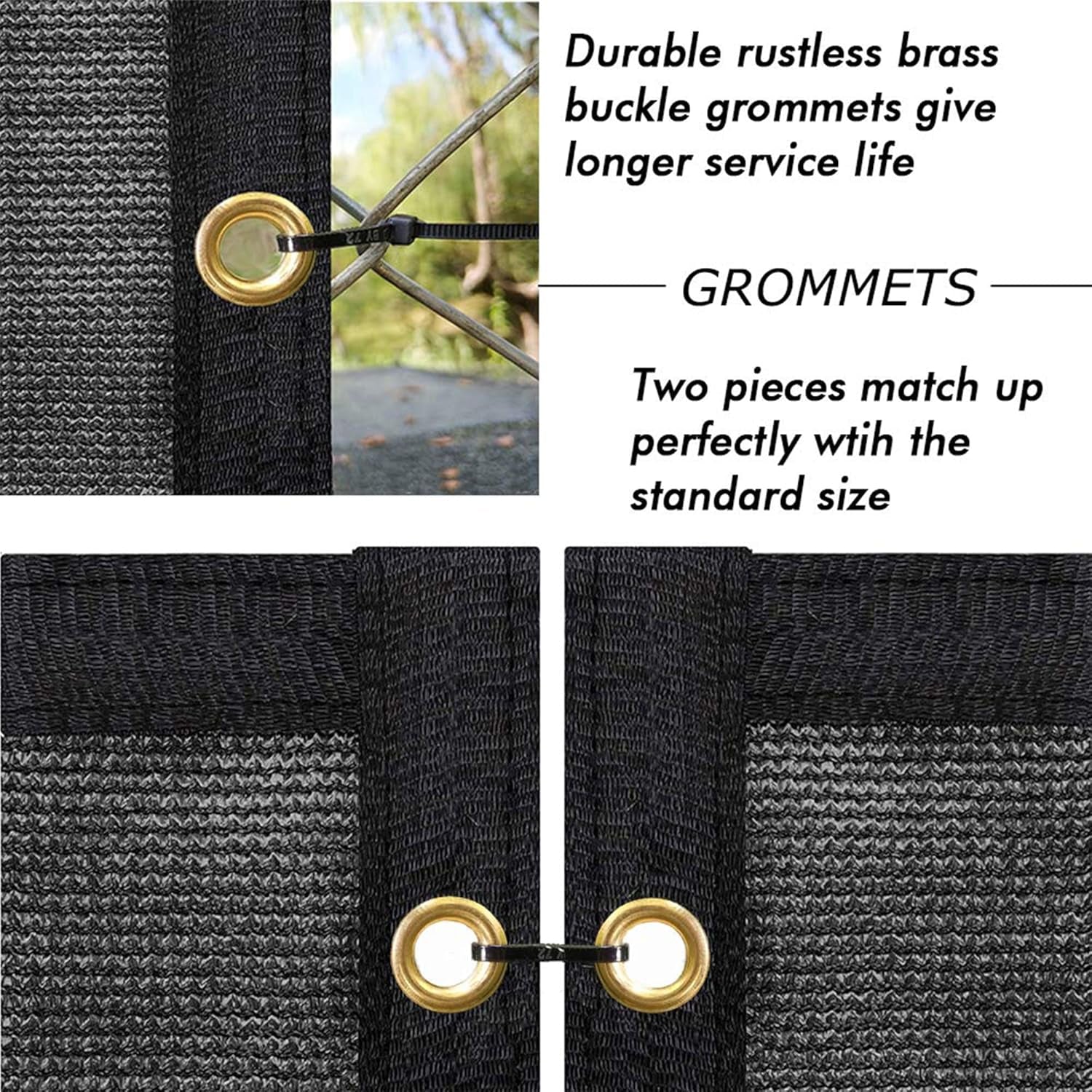 privacy-screen-6-x-50-fence-commercial-shade-cover-with-brass-grommets-heavy-duty-perfect-for-outdoor-back-yard-black-customizable