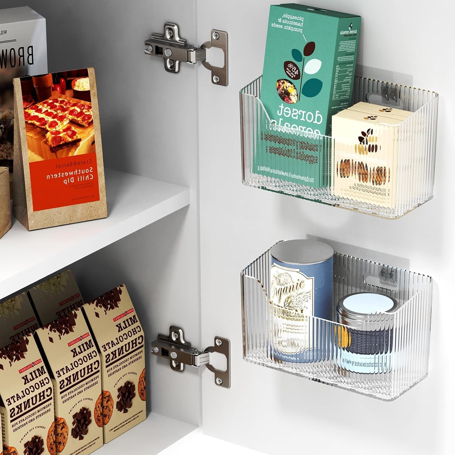2-pack-cabinet-door-organizer-inside-cabinet-door-storage-shower-caddy-stackable-clear-plastic-makeup-organizer-adhesive-hanging-bin-for-kitchen-cabinets-bathroom-pantry-office