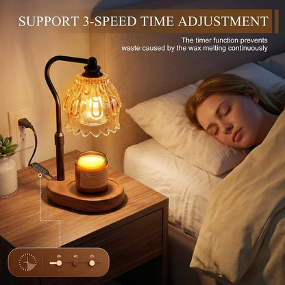 Candle Warmer Lamp with Timer and Wireless Remote Control4
