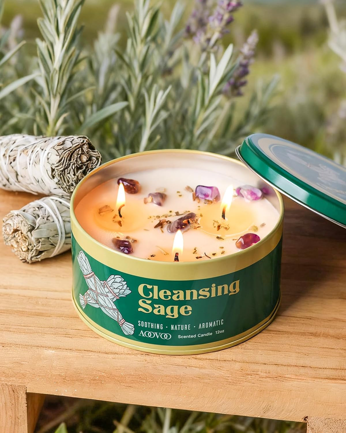 sage-candle-for-cleansing-3-wick-12oz-large-scented-candle-with-crystals-sage-leaves-inside-soy-candles-non-toxic-for-meditation-spiritual-gift-aromatherapy-candle-for-women-men