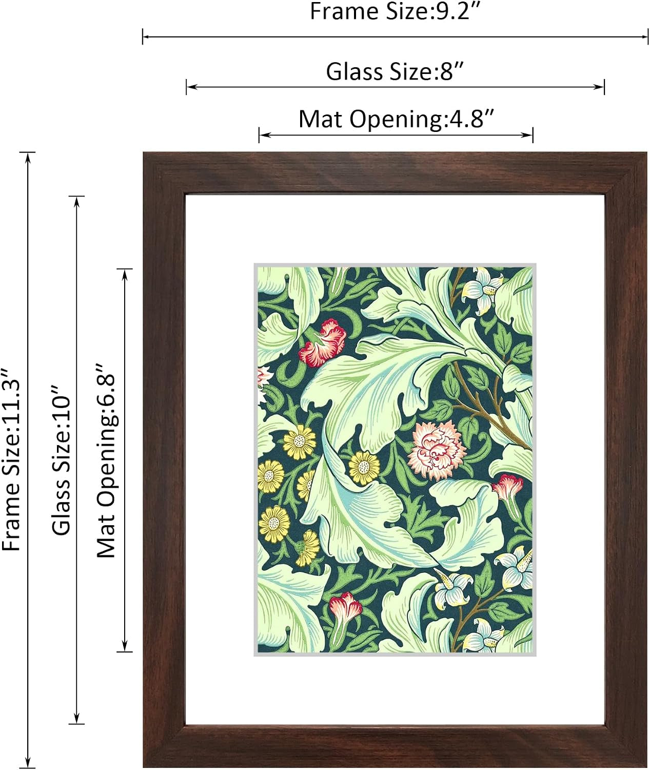 8x10-picture-frame-with-real-glass-for-pictures-5x7-with-mat-or-8x10-without-mat-wall-gallery-or-tabletop-display-photo-frames-1-pack-brown