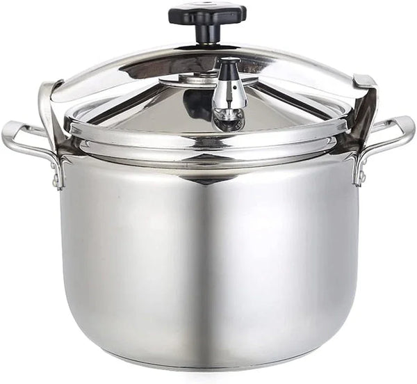 304 Stainless Steel Explosion-Proof Household Safety Large Capacity Multi-Function Large Pot Induction Cooker, Gas Stove Suitable for Hotels，Restaurants (Size : 33L)1
