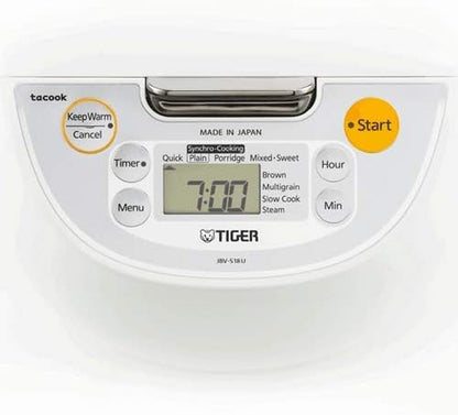JBV-S10U Micom Rice Cooker with Tacook Cooking Plate - 5.5Cups - Made in Japan4